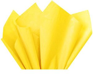 Yellow Tissue Paper for flowers