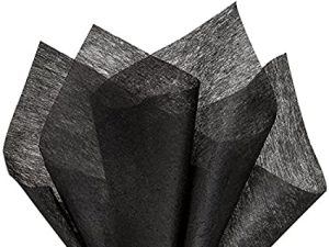 black tissue paper for flowers