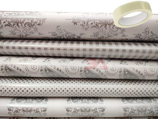 Silver Gift Wrapping Sheets