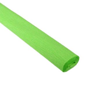 light green crepe paper roll