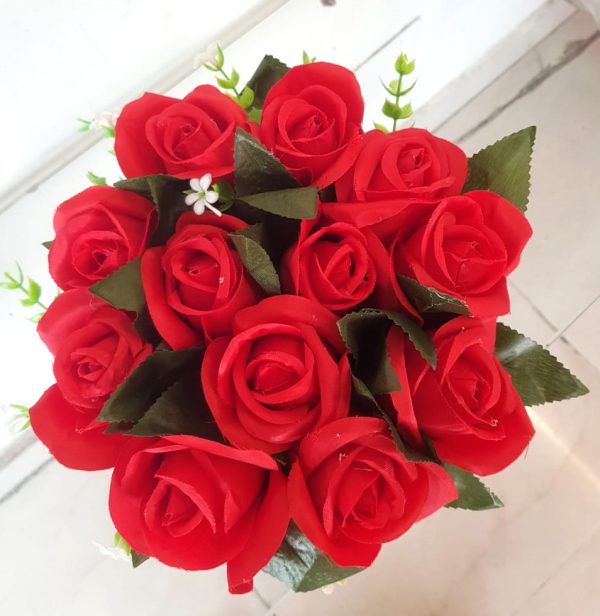 Artificial Red Rose Box