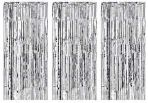 silver foil curtain
