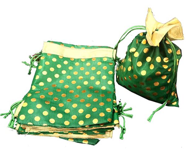 Polka Dot Drawstring Bags