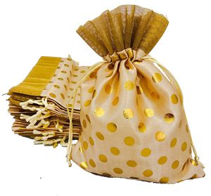 Drawstring Bags Pouches Potli for Gift